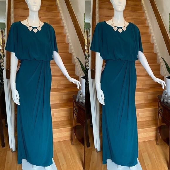 BHLDN teal Lena Flutter Sleeve Jersey - Picture 3 of 10